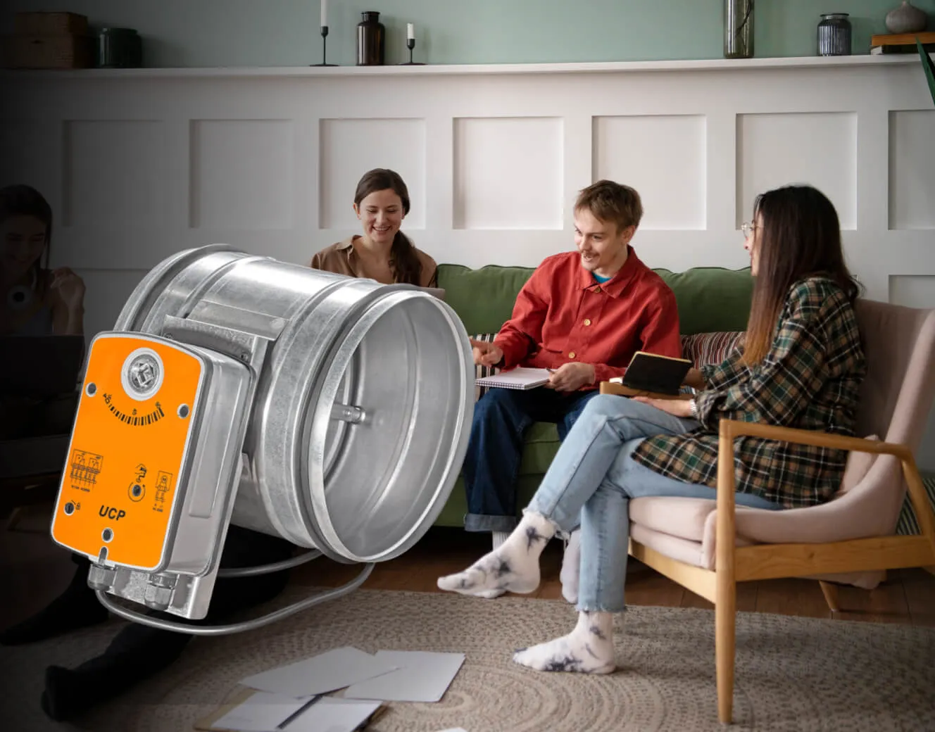 Автоматическое поддержание давления в вентиляционной сети